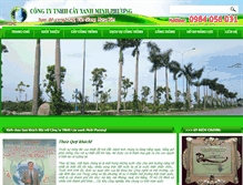 Tablet Screenshot of cayxanhminhphuong.com